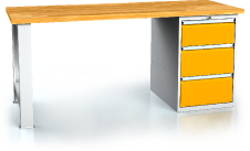 Standardausführung alcera PROFI - Platten - Fuß - Container 880 x 2000 x 700